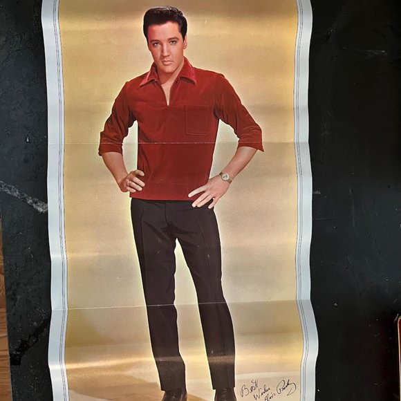 Elvis Presley Golden Hits Folio-1963-Elvis Presley Includes Giant Size Pin-Up - Picture 2 of 12